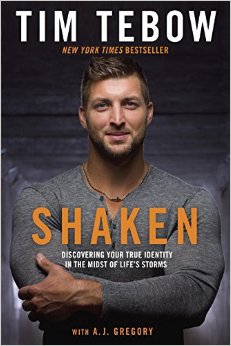 Shaken: Discovering Your True Identity in the Midst of Life's Storms by Tim Tebow Shaken: Discovering Your True Identity in the Midst of Life's Storms by Tim Tebow book cover