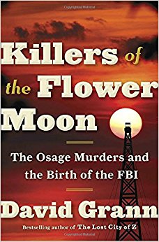 Killers of the Flower Moon by David Grann book cover