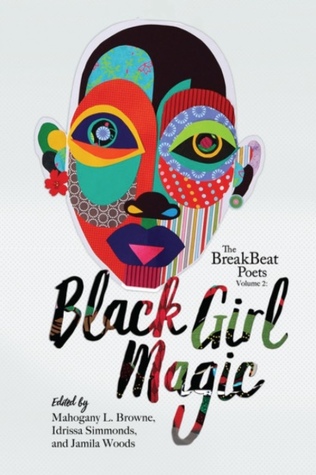 Black Girl Magic Colorful collage-style face