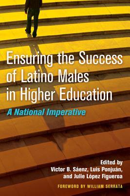 Ensuring the Success of Latino Males in Higher Education A man standing on steps.