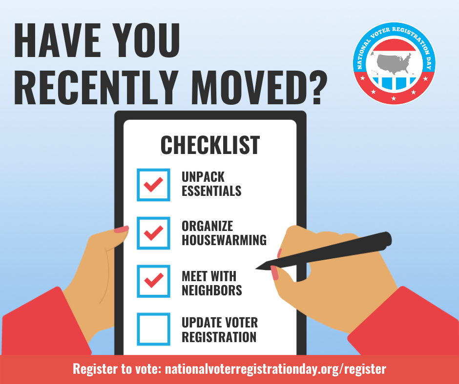 Have you recently moved?