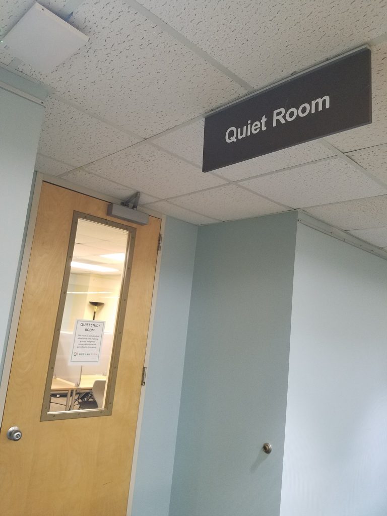 Quiet Room entry