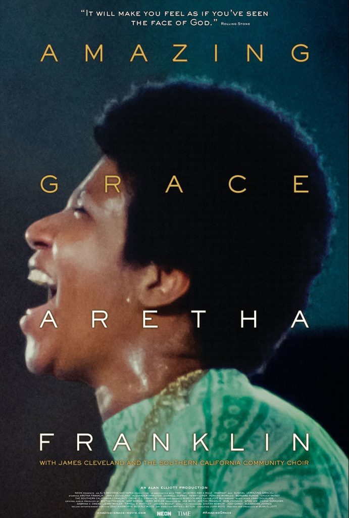 Amazing Grace performed by Aretha Franklin, directed by Alan Elliott