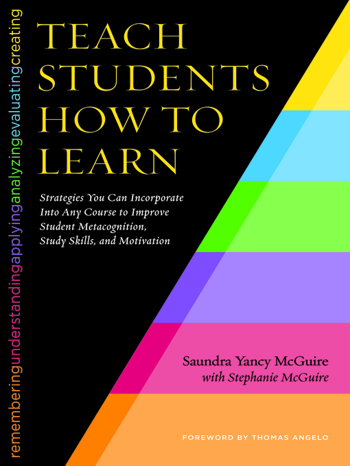 Teach Students How to Learn Strategies You Can Incorporate Into Any Course to Improve Student Metacognition, Study Skills, and Motivation